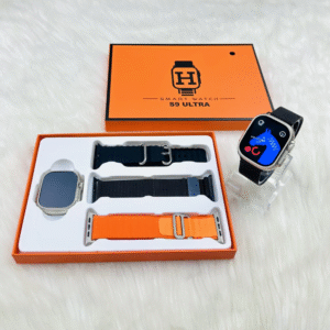 S9 Ultra Smart Watch with 3 Pairs of Straps