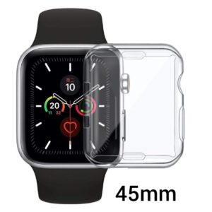 Transparent Case For Apple-Watch 44mm and 45mm - Crystal Clear