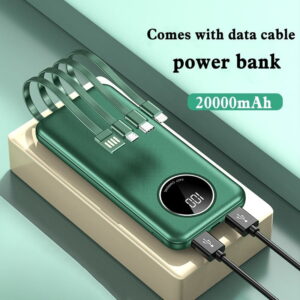 SOVO X16 20000 Mah Power Bank With Built In Cables