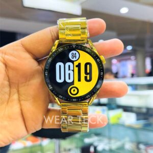 G10 Max Smart Watch Gold | BT Calling | 3 Pairs of Straps