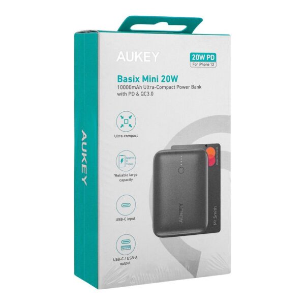 Aukey Basix Mini 20W 10000 MAH PD Power Bank - Image 2