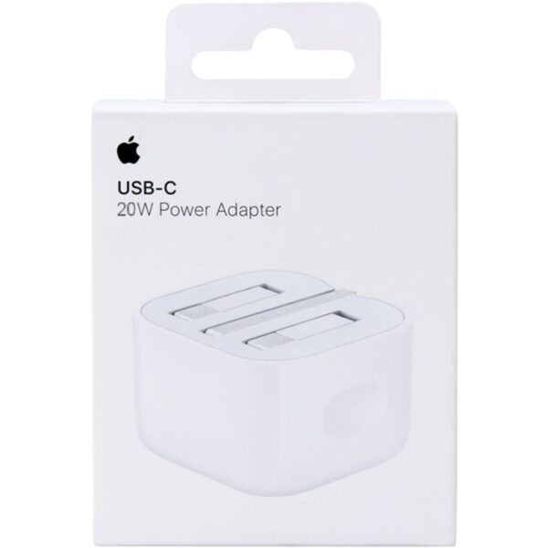Apple 20W USB-C  3 Pin Power Adapter | Original - Image 3