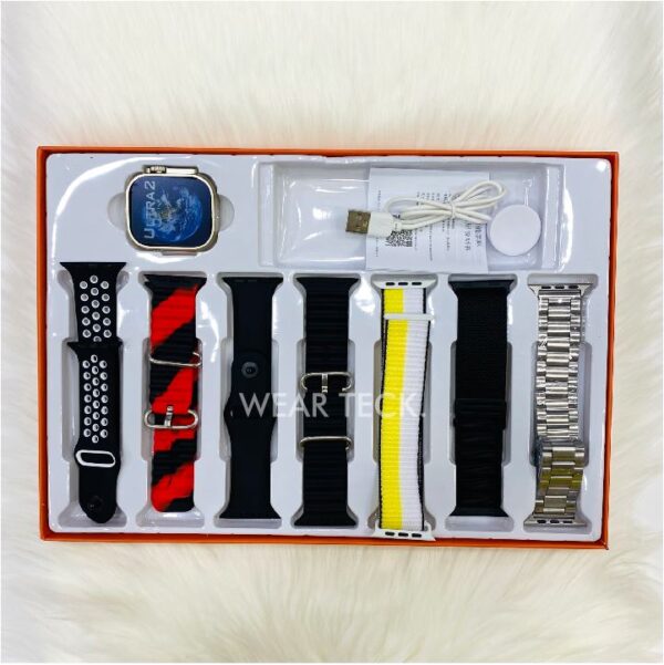 Ultra 7 in 1 Smart Watch | 7 Pairs of Straps - Image 2