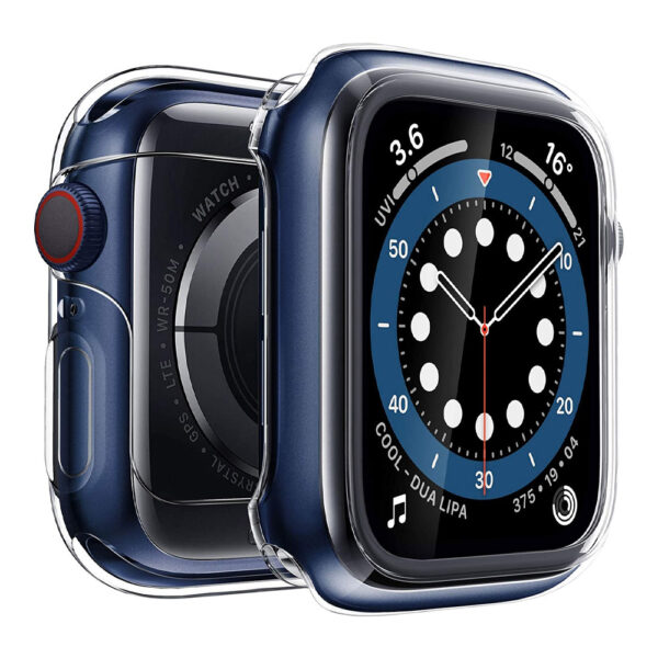 Transparent Case For Apple-Watch 44mm and 45mm - Crystal Clear - Image 2