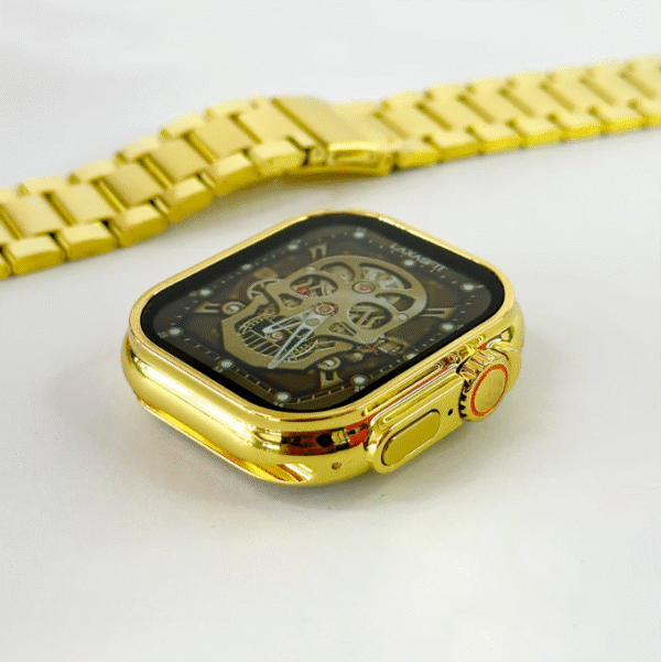 S9 Ultra Max Smart Watch Golden Edition - Image 2