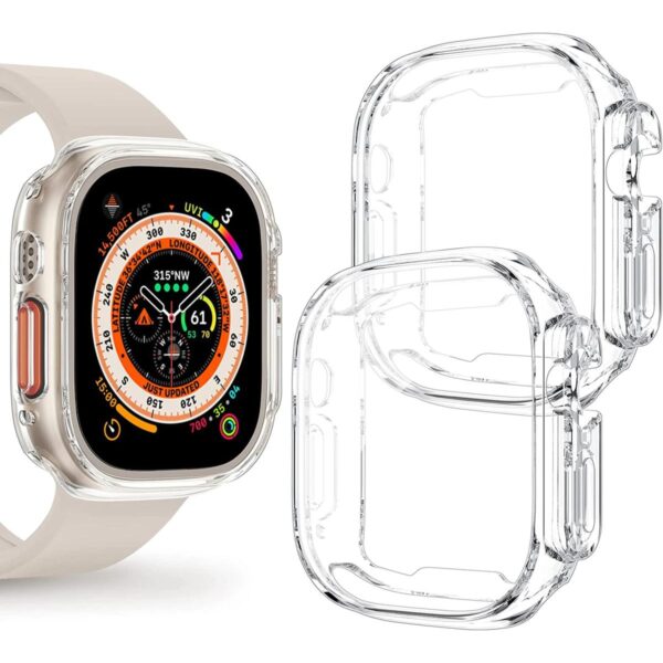 49MM Transparent Protective Case For Ultra Smart Watch - Image 3
