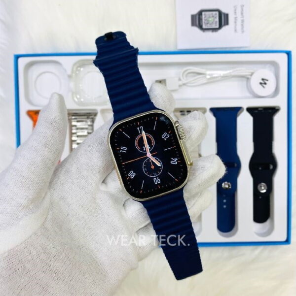 WSX9 Ultra Smart Watch | 7 Pairs of Straps - Image 3