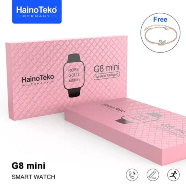 HAINO TEKO G8 MINI SMART WATCH ROSE GOLD EDITION - Image 3