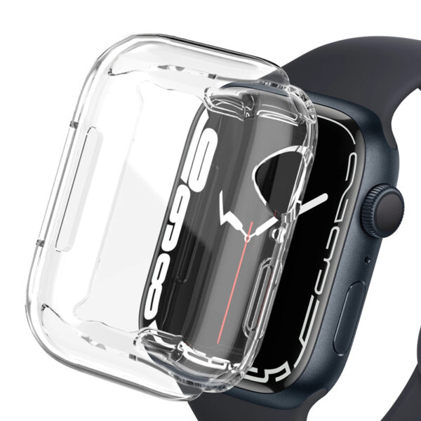 Transparent Case For Apple-Watch 44mm and 45mm - Crystal Clear - Image 4