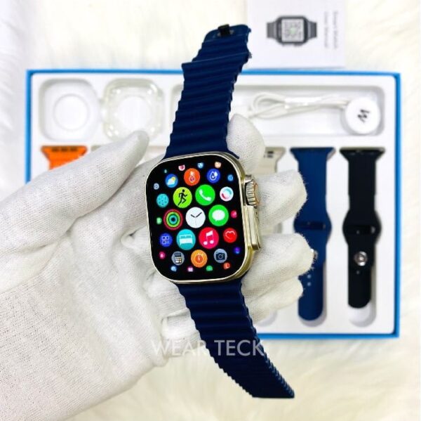 WSX9 Ultra Smart Watch | 7 Pairs of Straps - Image 4