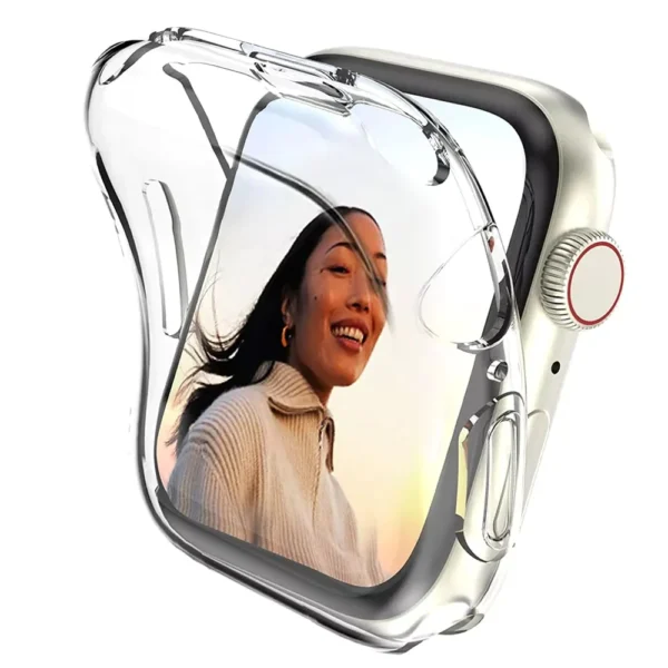 Transparent Case For Apple-Watch 44mm and 45mm - Crystal Clear - Image 3