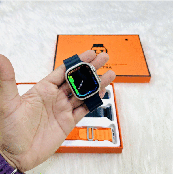 S9 Ultra Smart Watch with 3 Pairs of Straps - Image 4