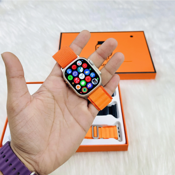 S9 Ultra Smart Watch with 3 Pairs of Straps - Image 5