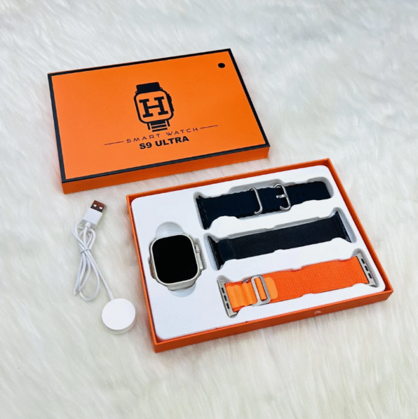 S9 Ultra Smart Watch with 3 Pairs of Straps - Image 6