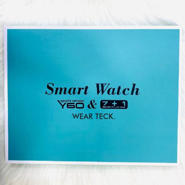 Y60 Ultra Smart Watch | 7 in 1 Ultra Smart Watch | 7 Pairs of Straps - Image 2