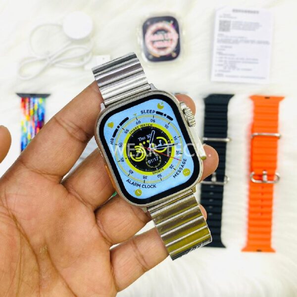 Y60 Ultra Smart Watch | 7 in 1 Ultra Smart Watch | 7 Pairs of Straps - Image 4