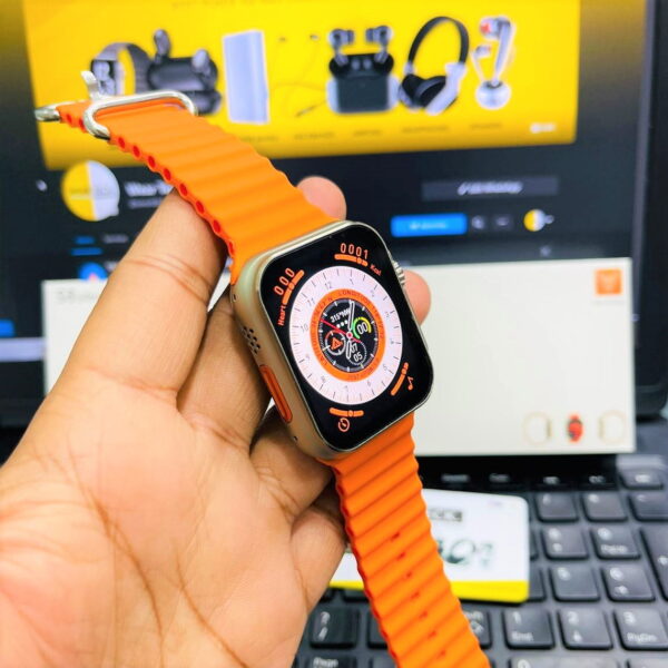S8 Ultra Max Smart Watch | 49 MM | Oceanic Silicon Straps - Image 5