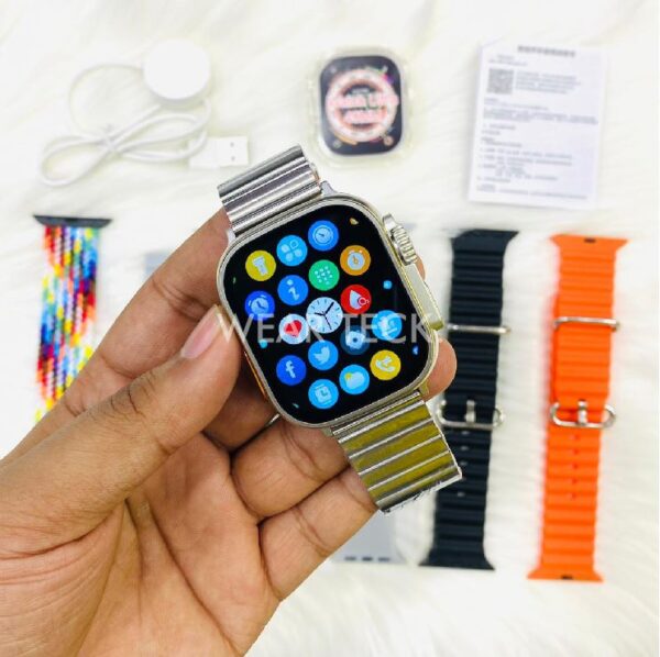 Y60 Ultra Smart Watch | 7 in 1 Ultra Smart Watch | 7 Pairs of Straps - Image 5