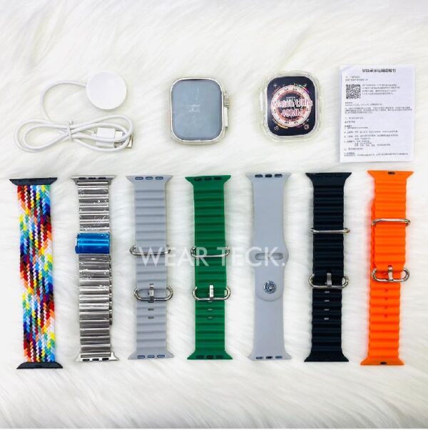 Y60 Ultra Smart Watch | 7 in 1 Ultra Smart Watch | 7 Pairs of Straps - Image 7