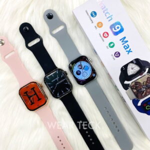 Watch 9 Max | Stainless Steel | 2.12" Bezel Less Display