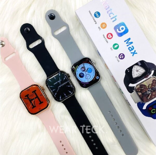Watch 9 Max | Stainless Steel | 2.12" Bezel Less Display