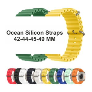 Oceanic Silicon Straps for Apple_Smart Watches 42/44/45 mm
