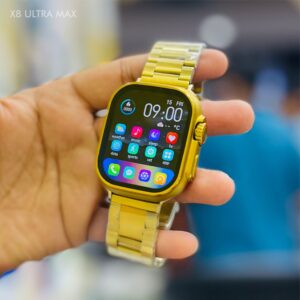 X8 Ultra Max Smart Watch Golden Edition | BT Calling
