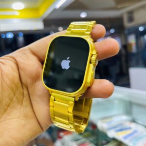 8 Ultra Logo Smart Watch Golden Edition