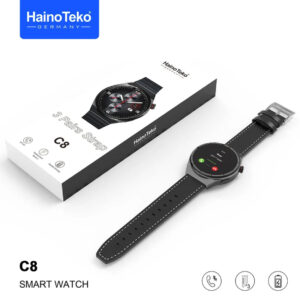 Haino Teko C8 Smart Watch | Round Dial | BT Calling